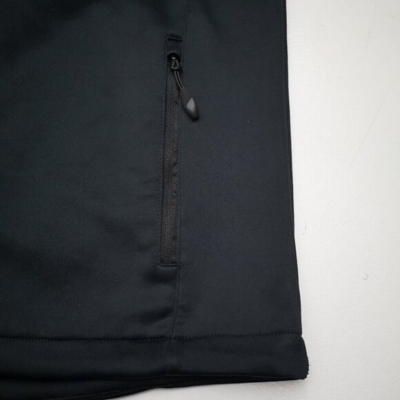 ACX Active Men's Size Large Black Fleece Lined Full Zip Hooded Jacket - Picture 7 of 12